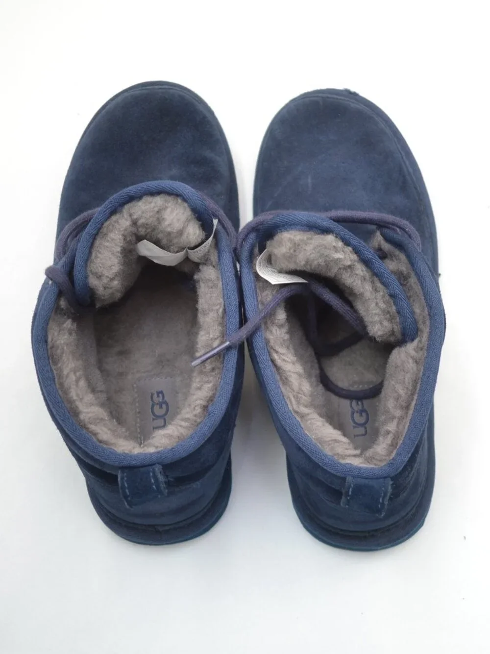 UGG Neumel Chukka Boots Shoes Navy Blue size 7 SN 3236 (fits 8 womens)